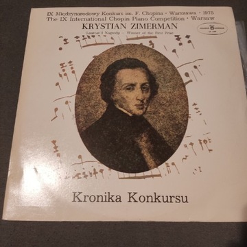 Winyl konkurs F. Chopina 1975 ZIMERMAN kronika