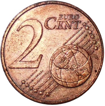 Euro-Strefa Francja 2 eurocenty z 1999 roku OMO 