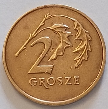 2 gr grosze 1990 r.  