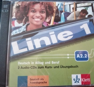 Linie 1 A2.2  2 Audio-CDs zum Kurs- und Übungsbuch