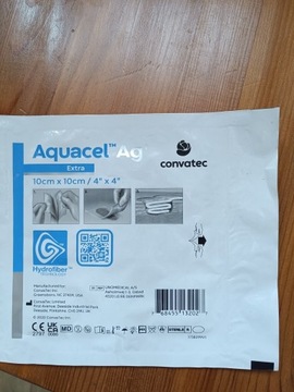 Aquacel Ag Extra opatrunek ze srebrem 10x10 1 szt