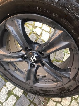 alufelgi z oponami 5x114.3 r16 hyundai jak nowe