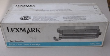 Toner Lexmark c 910,912. Cyjan 2 szt.