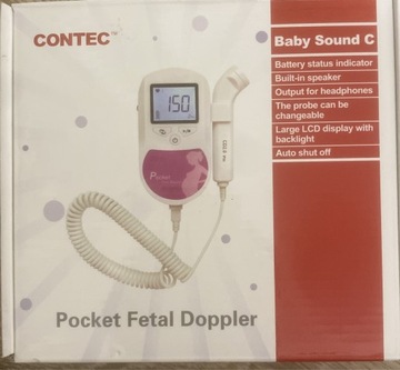 Baby sound detektor tętna płodu 3mHz doppler