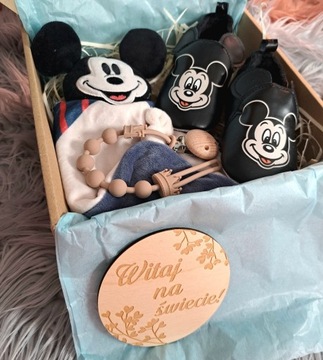 Baby box zestaw prezentowy babyshower chrzest 