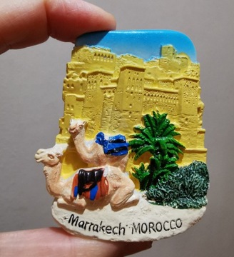 Magnes na lodówkę 3D Marakesz maroko OUTLET