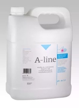 Mydło A-LINE o właściwościach antybakteryjnych.