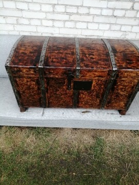 Kufer przedwojenny po renowacji