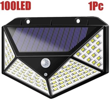 100LED Kinkiet solarny