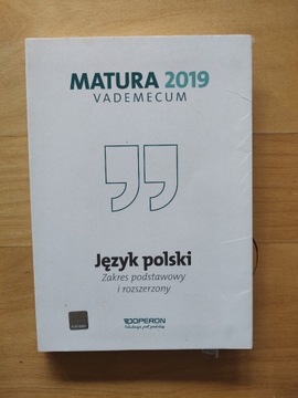 Matura 2019 Vademecum Język polski