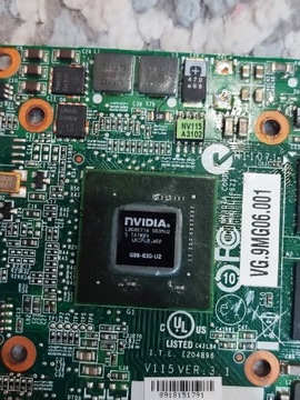 Karta graficzna GeForce 9300m 256 mb