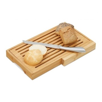 Deska do krojenia chleba z nożem
