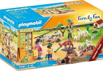 PLAYMOBIL Family Fun 71191 Mini zoo, zwierzęta