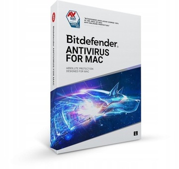 Bitdefender Antivirus for Mac 3 ST. / 2 LATA nowa