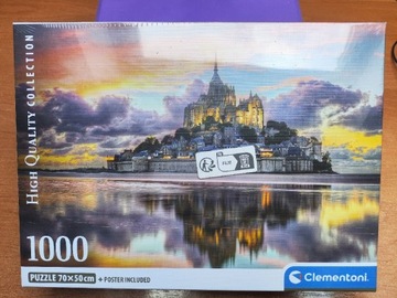 Puzzle Mont Saint-Michel 1000 elementów, Clementoni High Quality