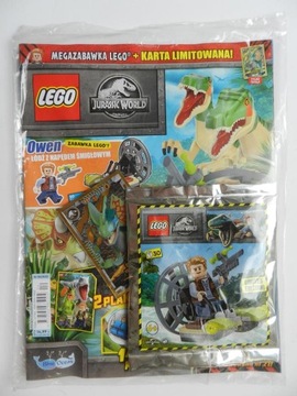 "Lego Jurassic World" 4/22 + Owen z łodzią