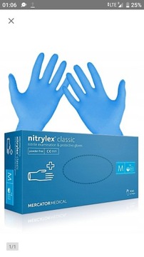 Rękawiczki nitrylowe różne rozmiary