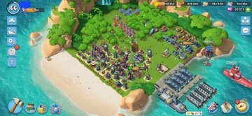 Konto Boom Beach lev 67