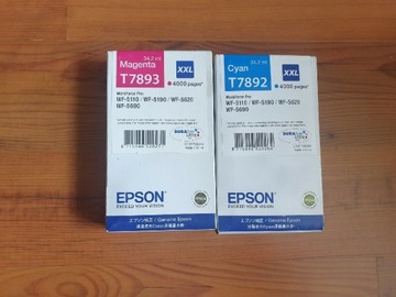 Zestaw tuszy EPSON WF-5xxx T7893, T7892