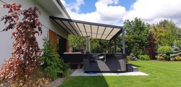 Pergola materiałowa 500 x 300