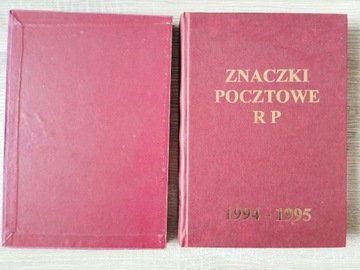 klaser na znaczki pocztowe tom XX lata 1994-1995