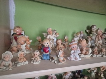 Aniołki zabawki figurki, piękne aniołeczki