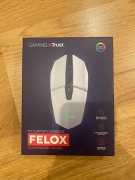 Myszka gamingowa Trust GXT 110W Felox Biały