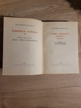 Komedia ludzka (IV) Balzac