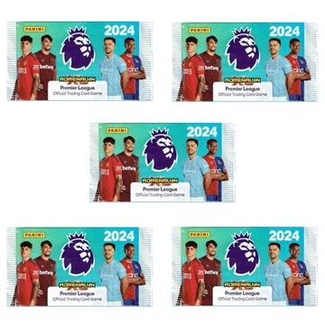 5 szaszetek Panini Premier League 2024 30 Kart