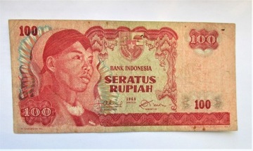 100 Rupii 1968 r. Indonezja