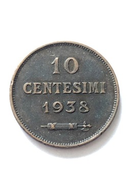 San Marino 10 Centesimi 1938