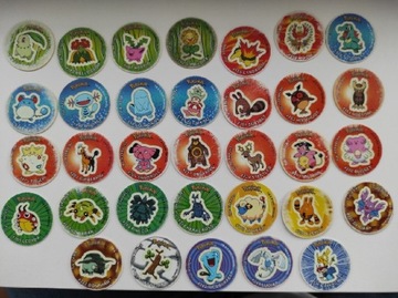 Pokemon tazo flesz komplet pełna kolekcja 