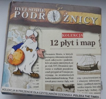 Byli sobie podróżnicy kpl 12płyt i 12 map