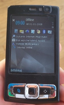 Czarna Nokia N95