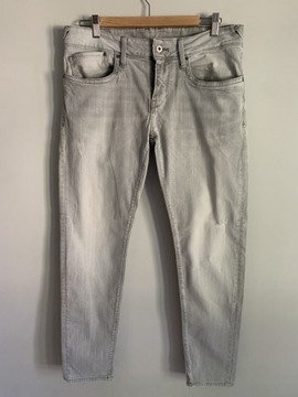 Pepe Jeans spodnie z przetarciami rozm W33 L32