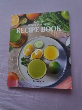 Kuvings Whole Slow Juicer Recipe Book po angielsku