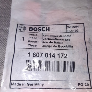 Szczotki węglowe do Bosch GWS 14-125 CE 1607014172