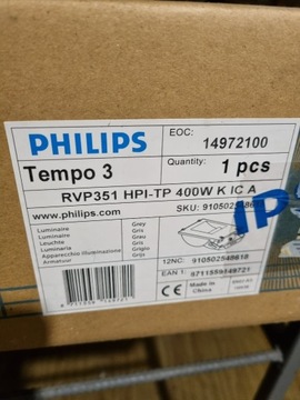 Naświetlacz Philips Tempo 3 RVP351 HPI-TP 400W