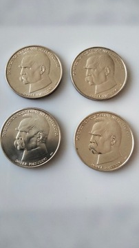 4 szt. 50000 złotych Józef Piłsudski 1988