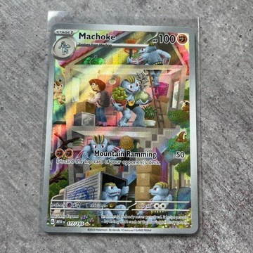 Karta Pokemon Machoke MEW 177 Set 151