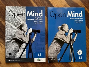 Open Mind A1 podręcznik + zeszt ćwiczeń+DVD+CD
