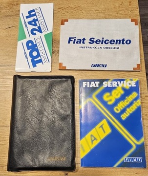 Instrukcja obsługi Fiat seicento, assistance, etui