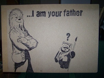 Star wars chewbacca obraz grafika plakat