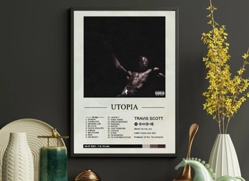 Plakat w ramce Travis Scott - Utopia | 30x40 cm