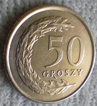 Moneta 50 groszy 1991 r. 