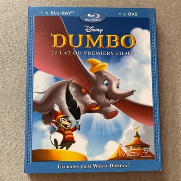 DUMBO Bluray Blu-ray Dvd Dubbing PL Unikat 