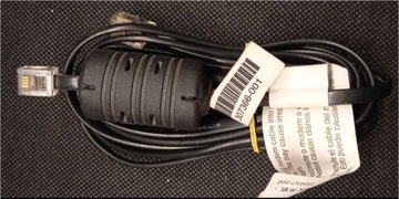 Kabel telefoniczny wtyki 6p4c-RJ11, 2m z filtrem