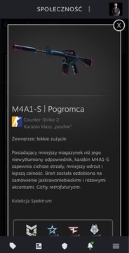 M4A1-S | Pogromca skin cs2