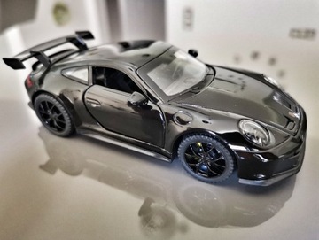 Porsche 911 GT3, piękny model 1:32, Led, dźwięk