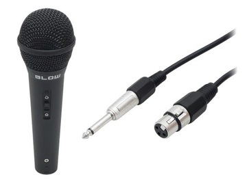 Mikrofon dynamiczny BLOW przewód 3m
